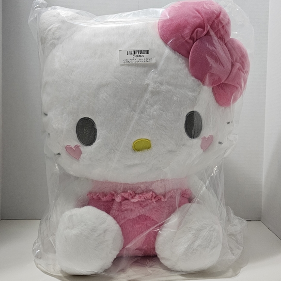 Sanrio Hello Kitty Heart Cheek Big Plush - Picture 1 of 6